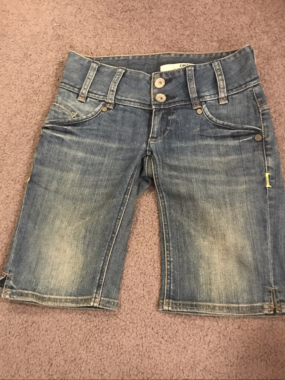 DKNY Blue Denim Jeans with Branded Waistband